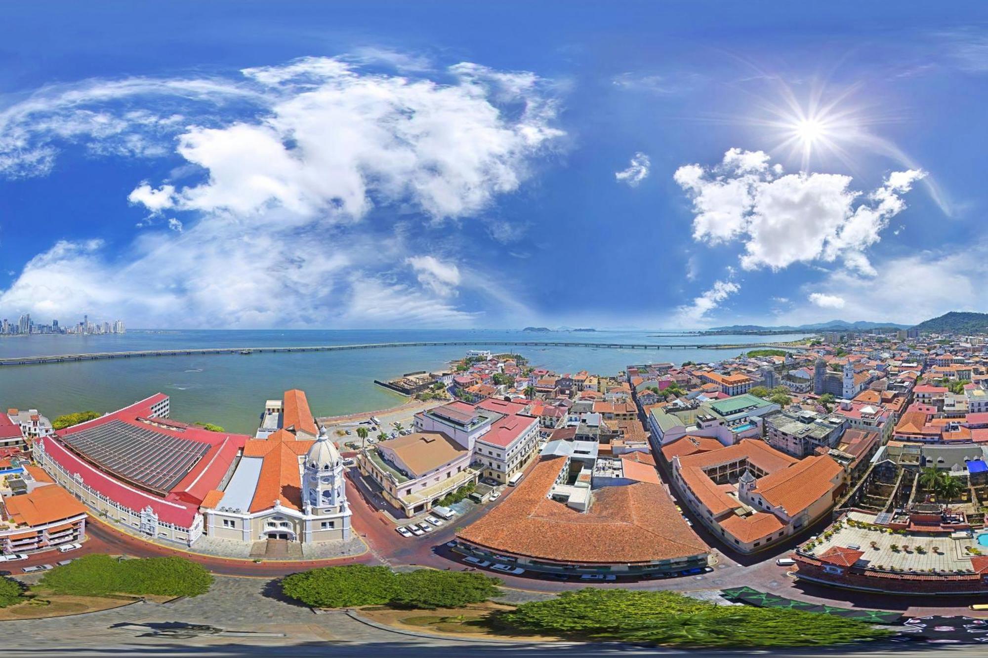 Jw Marriott Panama Hotel Luaran gambar Aerial view of the town